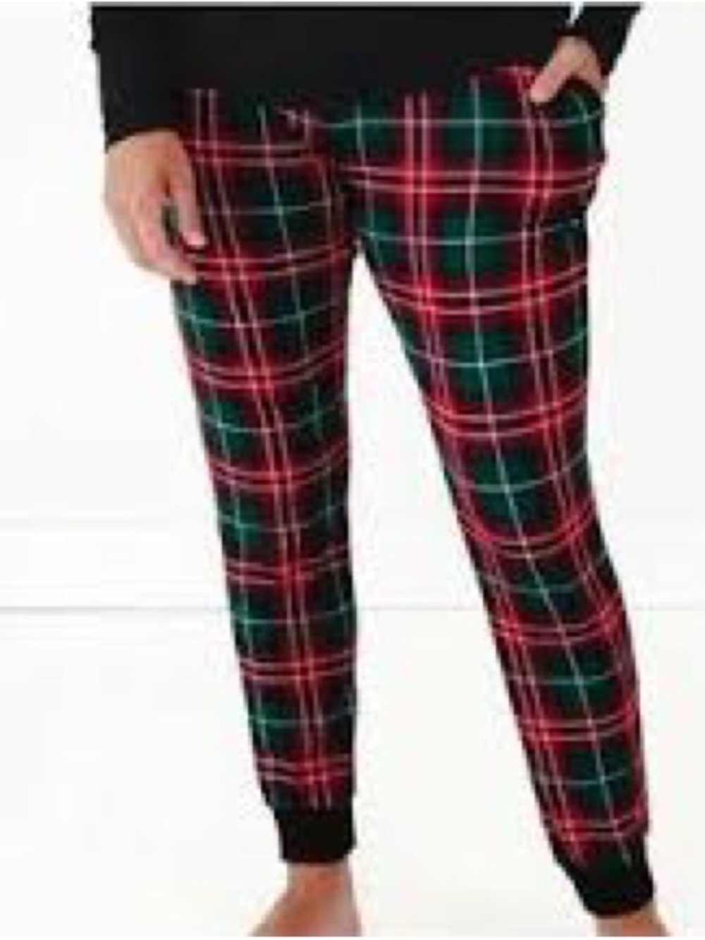 Little Sleepies Fireside Plaid Pajama Pants Size Medium Holiday Christmas